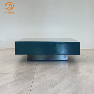 Mesa de <span class=keywords><strong>Centro</strong></span> Moderna de Madera, Muebles de Sala de Estar de Lujo, Diseño de Mesa Auxiliar para el Hogar, Muebles de Villa, Superficie Pulida, Precio - Product Image 1