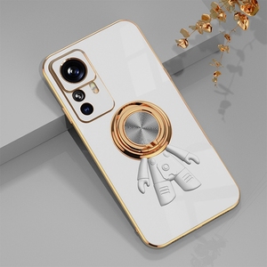 ฝาครอบเจลโครเมี่ยม6D พร้อมที่ยึดในรถสำหรับ Xiaomi 12/13T/14 Pro เคสนิ่มกันกระแทกสำหรับ Galaxy S23 S24 spaceman - Product Image 5