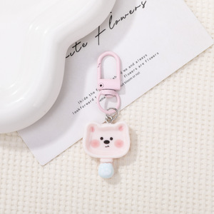 Mini Ciondolo per Telefono a Forma di Animale Cartoonesco in Resina, Portachiavi per Decorazione Borsa - Product Image 4