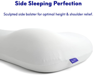 Oreiller Confortable Premium Effet Nuage - Oreiller Ergonomique en Mousse à Mémoire de Forme pour le Soutien du Cou et des Épaules, Idéal pour Dormeurs sur le Côté et sur le Dos
