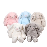 Peluche personnalisée de Pâques, lapin de grande taille 45 cm, sublimation, rembourrage en coton PP, oreilles longues, 18 pouces, cadeau pour bébé