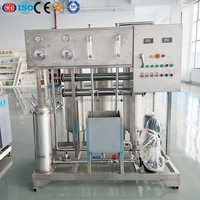 Système de traitement d'eau RO haute efficacité 500 LPH en acier inoxydable pour la production alimentaire et de boissons, fabrication d'eau pure