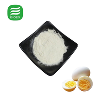Extrait d'oeuf d'approvisionnement d'usine approvisionnement en gros poudre de peptide d'albumine pure extrait d'oeuf poudre de peptide d'ovalbumine pure de qualité alimentaire