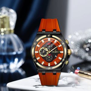 Nuevo Diseño, Marca Chaxigo, 6916-1, Reloj de Cuarzo para Hombre, Aleación y Silicona, Resistente al Agua 3BAR, Moda Diaria, Luminoso, Multifunción - Product Image 3