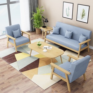 Fabric Sofa <b>Chair</b> Single Seat Living Room Bedroom Office Comfortable Simple Design <b>Small</b> Apartment Use - Product Image 2