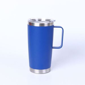 Taza de Café con Tapa Deslizante, Apta para Portavasos de Auto, Taza Aislada de 20 oz, Acero Inoxidable, Envío Directo Disponible ASM26 - Product Image 6
