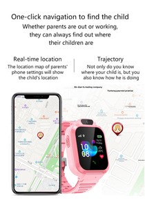 Nouvelle montre connectée pour enfants et étudiants avec caméra, suivi de localisation en temps réel, appel SOS, <span class=keywords><strong>chat</strong></span> vocal, étanche à l'eau - Product Image 6