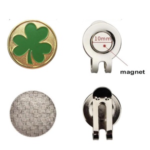 Épingles à revers de golf, marqueur de balle de golf magnétique, clip pour chapeau, outil de réparation de divot, émail métallique décoratif, épingle à chapeau personnalisée - Product Image 6
