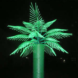 Lumière décorative LED en forme de palmier pour extérieur, idéale pour les parcs, les paysages et les jardins de stations balnéaires - Product Image 5