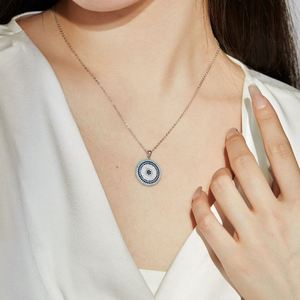 Collar con Colgante de Ojo Turco Azul Dylam, con Circonita 5A, para Mujer, Plata de Ley 925, Joyería Griega de Protección, Amuleto, Regalo - Product Image 3