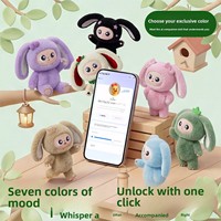 Pendentif en peluche interactif IA avec logo personnalisé, en fibre de polyester, compagnon de conversation, emballage en boîte couleur, ornement pour enfants, cadeau en gros