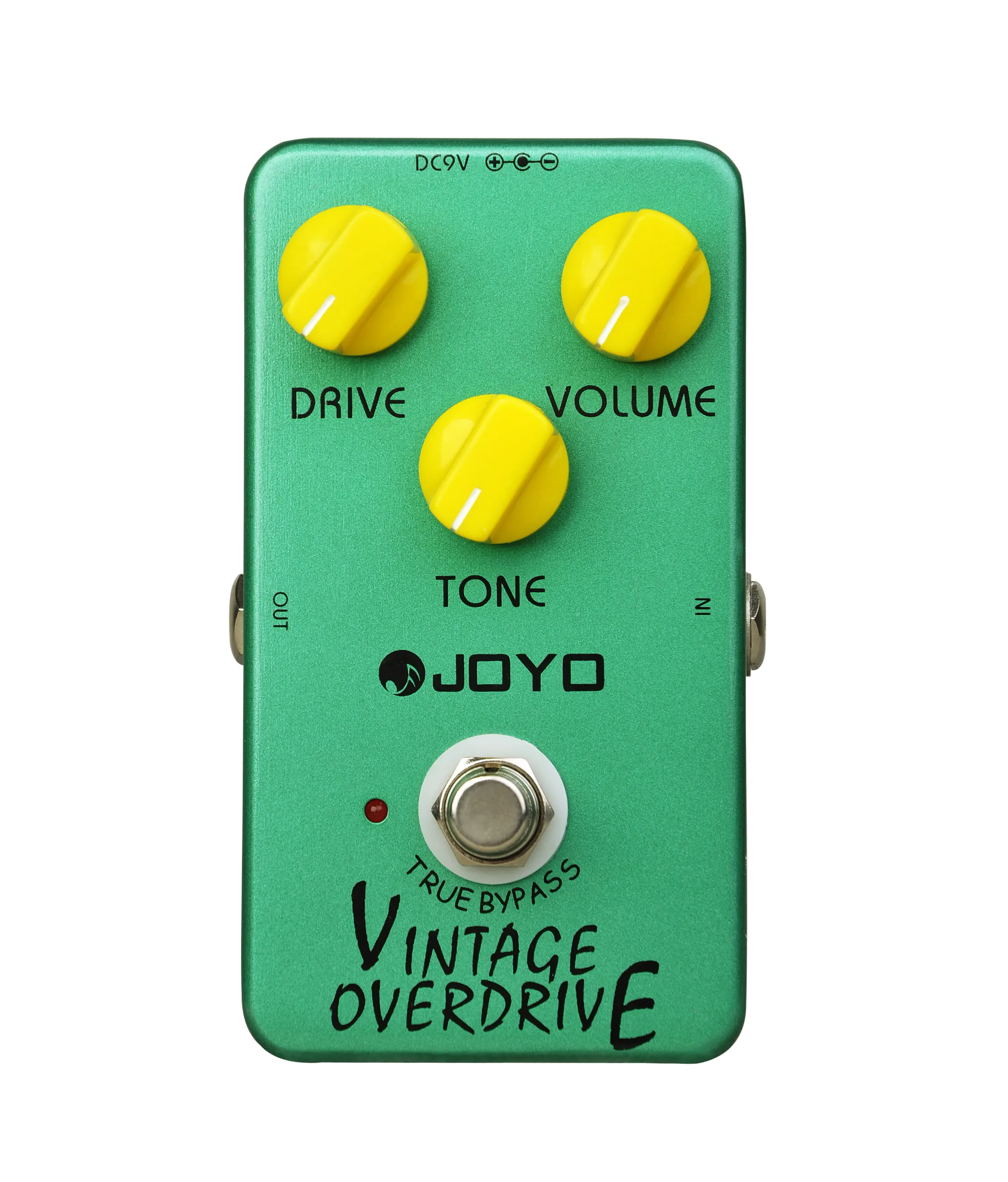 Joyo JF-01 elektro gitar efekt pedal vintage overdrive etkisi pedal gerçek bypass tüp screamer etkisi kurulu