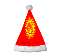 Chapeaux de Noël à la mode avec drapeau du Kosovo, confortables et en peluche, pour adultes, pour les fêtes de Noël et du Nouvel An