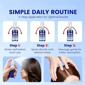 <span class=keywords><strong>Spray</strong></span> de croissance capillaire à la marque privée AHK-CU GHK-CU, peptide de cuivre, <span class=keywords><strong>repousse</strong></span> des <span class=keywords><strong>cheveux</strong></span> plus épais, soin anti-chute pour hommes et femmes, vente en gros OEM - Product Image 6