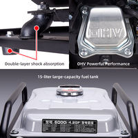 Générateur Inverter Portable à Essence 6000i P200A 225cc, Soudeuse DC 200A Double Usage, Générateur à Onde Sinusoïdale Pure 230V