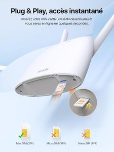 Ac1200 dual-band <span class=keywords><strong>Wifi</strong></span> <span class=keywords><strong>Router</strong></span> 4G LTE Sim 4g07 lều 2 ăng-ten bên ngoài có thể tháo rời LAN/WAN cổng không có cấu hình yêu cầu New CPE - Product Image 3