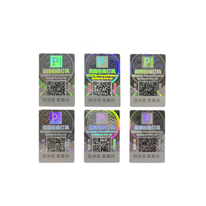 Pegatina holográfica de seguridad láser personalizada a prueba de agua, pegatina holográfica 3D con número de serie de código QR para rascar - Product Image 4