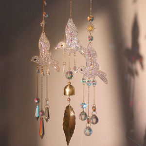 Colgante de Cristal YUXIN, Atrapasueños con Diseño Art Deco, Brillante, Decoración para el Hogar, Jardín, Regalo de Inauguración, Decoración para Fiestas - Product Image 1