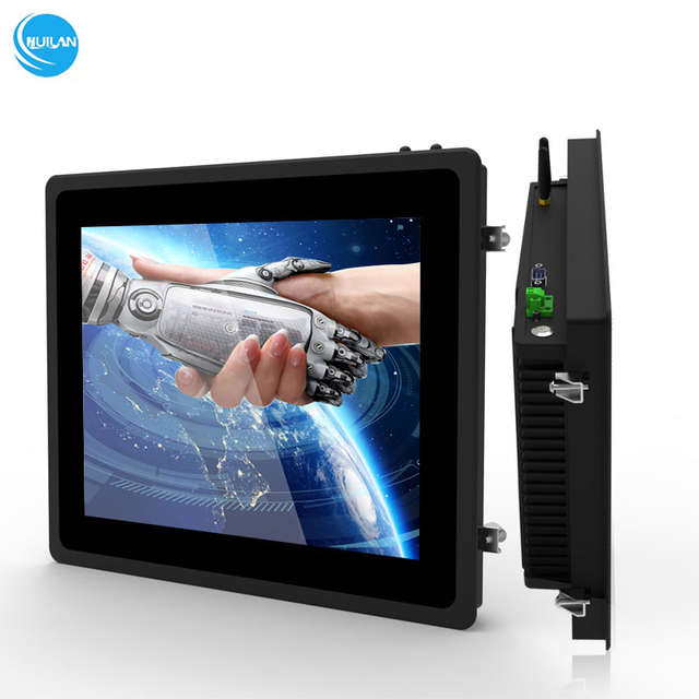 Industrial Hmi Linux Windows IP65 Waterproof 10.4 12.1 15 17 19 Inch Touch Panel Touchscreen Embedded Rugged All in One Pc