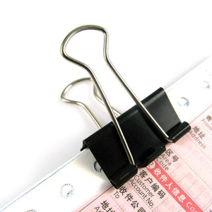 32 Mét kim loại màu đen chất kết dính Clip văn phòng văn phòng phẩm Bulldog Clip - Product Image 1