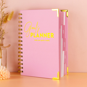 Bán buôn bán Hot Hồng A5 xoắn ốc Những Giấc Mơ mục tiêu kế hoạch máy tính xách tay với hộp quà tặng gói hàng tuần hàng tháng Nhật Ký Tạp Chí kế hoạch - Product Image 3