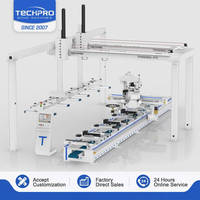 Machine CNC à portique robuste pour le travail du bois, table PTP, routeur CNC pour portes d'armoires de cuisine, contreplaqué et panneaux MDF