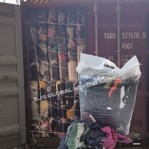 Trapos de Limpieza Industriales de Tela Tejida, Trapos de Algodón 100% de Colores Mezclados, Trapos de Camiseta Recortados - Product Image 1