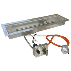 Rectangle Patio DIY Fire Pit Burner Kit Système kits de brûleur de foyer en acier inoxydable - Product Image 6