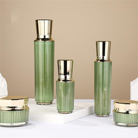Ensemble d'emballages cosmétiques en acrylique : pot pour crème contour des yeux, flacon pour crème visage et tonique 30ml-120ml, flacon de lotion, pots vides en acrylique 40g-80ml