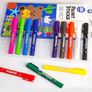 Crayons à l'huile à torsion, crayons à l'eau pour enfants, 12 couleurs, séchage rapide, non salissants, crayons d'art pour la peinture et le gribouillage, fournitures d'art - Product Image 3