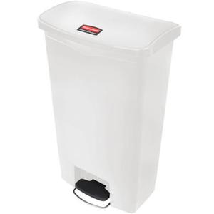 Pattumiera a Pedale in Resina Bianca 68 L - Product Image 1