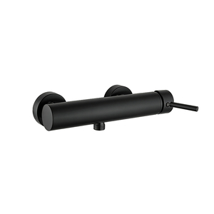 Mitigeur de <span class=keywords><strong>douche</strong></span> mural noir mat en acier inoxydable avec bec, poignée unique, robinet de <span class=keywords><strong>douche</strong></span> moderne <span class=keywords><strong>pour</strong></span> salle de bain, accessoires en céramique - Product Image 1