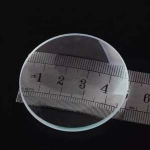 Lentille biconvexe de projection grossissante en verre sphérique optique BK7 K9 avec revêtement antireflet OEM Diamètre 50 mm 75 mm 100 mm - Product Image 1