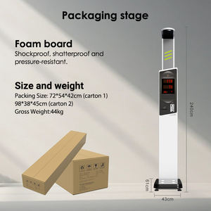 <span class=keywords><strong>Báscula</strong></span> de Peso Digital con Estadímetro de Altura de Materiales Nuevos para Uso Médico HW-900C, <span class=keywords><strong>Báscula</strong></span> de <span class=keywords><strong>Bioimpedancia</strong></span> con IMC y RS232 - Product Image 6