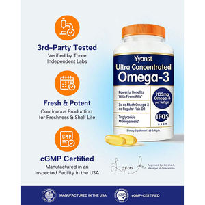 Cápsulas blandas de aceite de pescado Omega 3, EPA y DHA de alta calidad OEM/ODM, mejoran la inmunidad y la salud del corazón. - Product Image 4
