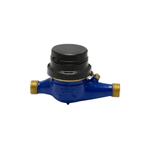 Brass material rotaring analog water meter tq brass lxsc lxsc 15e iso 4064 classb removable easy to fix 40c cold