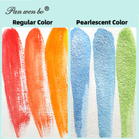 36 colores 48 colores de pintura de acuarela Artista Pintura de acuarela con paleta de esponja de pincel