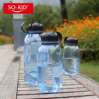 Bouteille d'eau en plastique réutilisable, facile à nettoyer, avec bouchon anti-poussière à large ouverture, bouteille d'eau pour le bureau