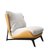Fauteuil simple de style nordique moderne, fauteuil lounge minimaliste pour balcon et salon