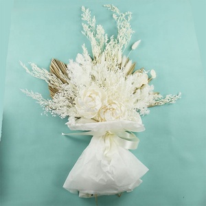 Ramo <span class=keywords><strong>de</strong></span> Flores Secas Naturales al por Mayor con Arreglos <span class=keywords><strong>de</strong></span> Rosas Preservadas para Decoración del Hogar y Ramos <span class=keywords><strong>de</strong></span> Boda - Product Image 2