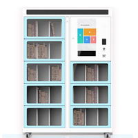 24 heures sur 24, bibliothèque libre-service, distributeur automatique de boîtes de casiers RFID UHF intelligent pour livres