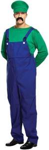 Nuevos hombres adultos Mario Luigi <span class=keywords><strong>Bros</strong></span> fontanero hermanos Cosplay disfraz traje - Product Image 3