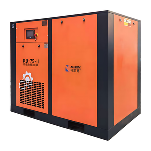 75kW (100HP)10 <b>Bar</b> Factory Wholesale Price 10HP 7.5kW Industrial Rotary Screw Air Compressor for Food Processing, High Purity Ai - Product Image 1