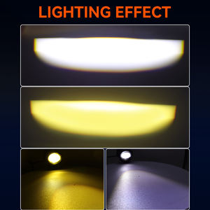 Faro Delantero LED para Motocicleta con Diseño de Aves Acuáticas, Doble Color, Resistente al Agua, Faros Antiniebla para Camiones, ATV, Jeeps - Product Image 6