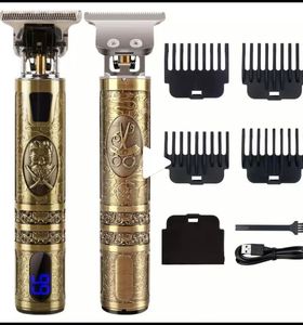 Afeitadora Profesional Recargable para Hombre, Inalámbrica, con Pantalla LCD, Recortadora de Pelo para Barbería - Product Image 3