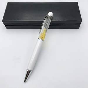 Publicité promotionnelle personnaliser les stylos à bille flottants liquides à paillettes flottantes pour la papeterie de bureau scolaire - Product Image 3