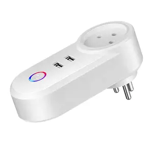 OSWELL plus New Wifi Smart Plug 16A USB EU UK US Israel BR Wireless Remote Control Charger Timer Socket Google