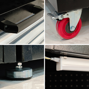Système de rangement modulaire haut de gamme pour garage, grand format et combiné multi-modules pour atelier, avec établi et armoire à outils - Product Image 5