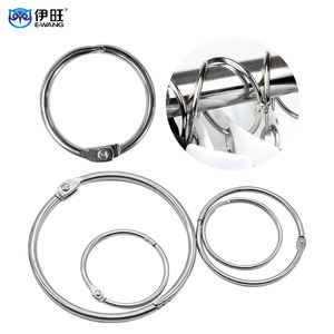 Metal Loose Leaf <b>Rings</b> Stainless Steel Binder <b>Rings</b> for Notebook Binding - Product Image 1