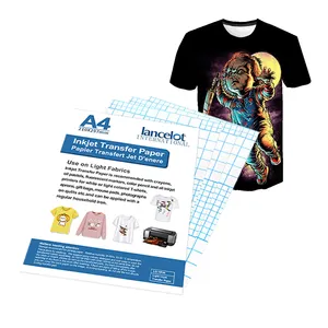 Top quality factory price A3 A4 heat transfer paper for dark color cotton t-shirt